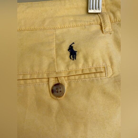 Polo by Ralph Lauren Shorts 11” Yellow Sz 18 - Picture 8 of 14